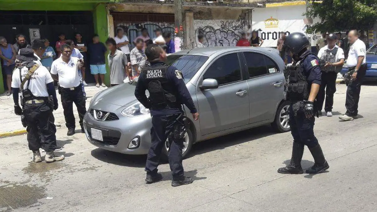 Balacera en La Laja